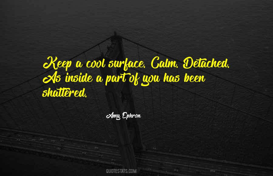 Calm On The Surface Quotes #1281364