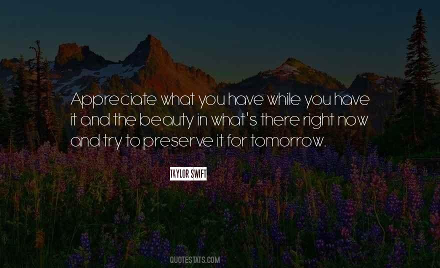 Appreciate What You Quotes #1333170