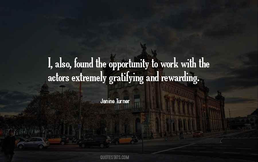 Opportunity To Work Quotes #899770