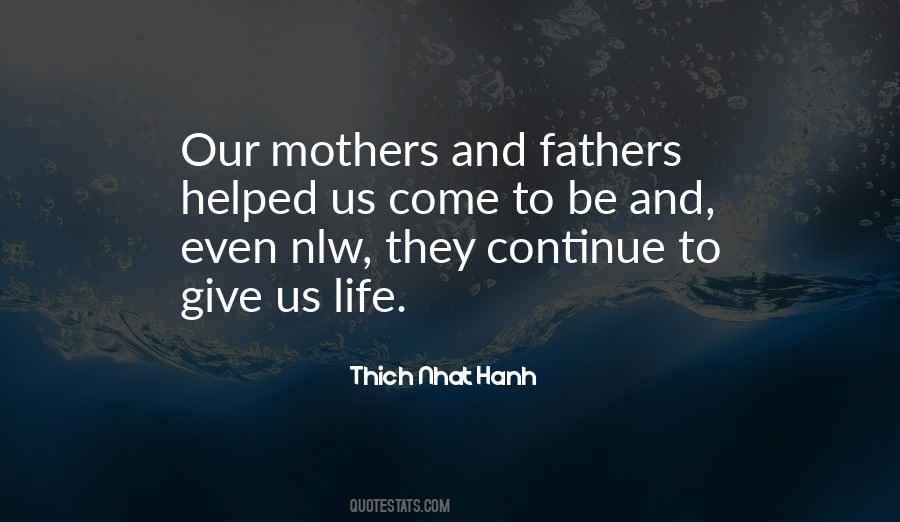 Quotes About Mothers And Fathers #1024723