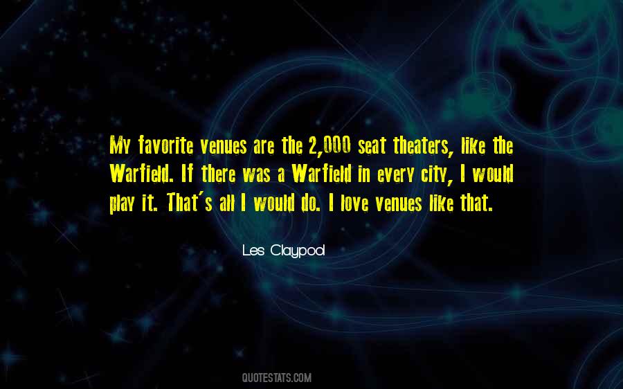 Quotes About Theaters #1296411
