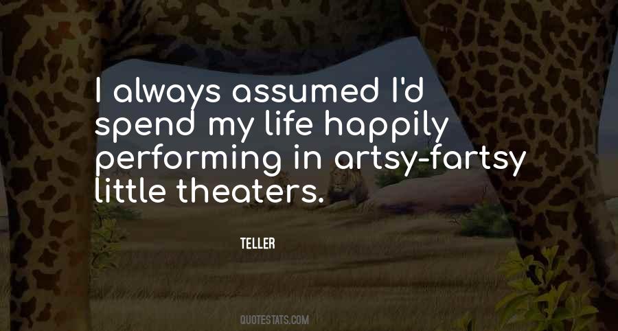Quotes About Theaters #1356426