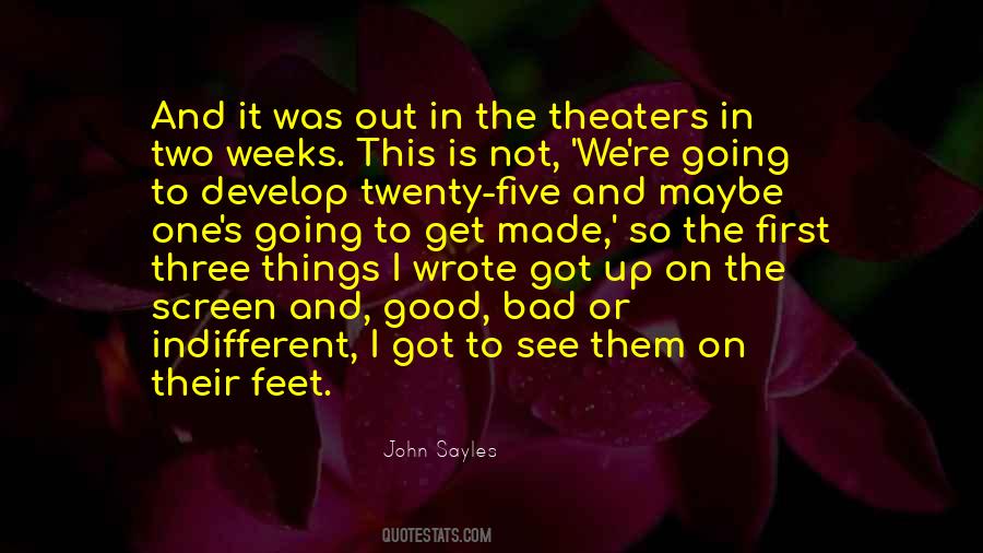 Quotes About Theaters #1589017