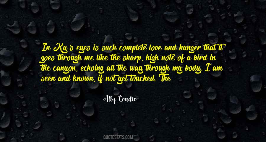 Eyes Hunger Quotes #1800321