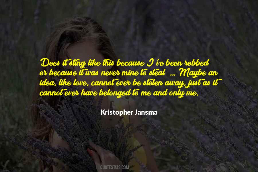 Kristopher Quotes #1139585