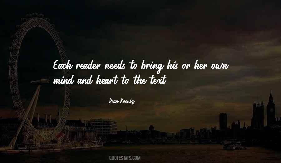 Heart Reader Quotes #1797221