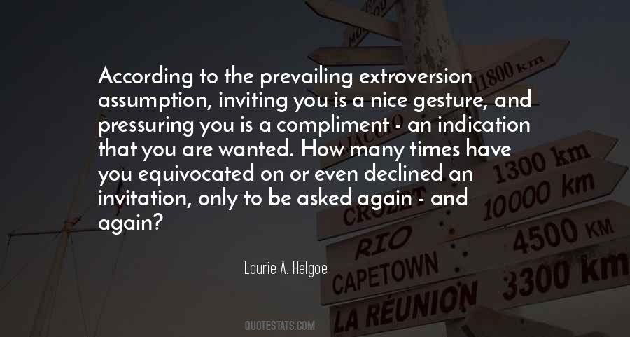 Extroversion Introversion Quotes #1386200