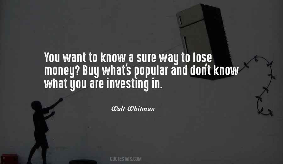 Investing Your Money Quotes #36184