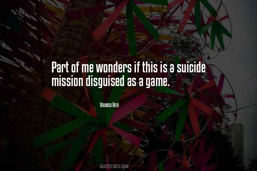 Suicide Mission Quotes #1079815