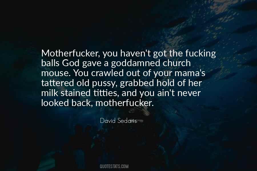 Quotes About Motherfucker #1267942