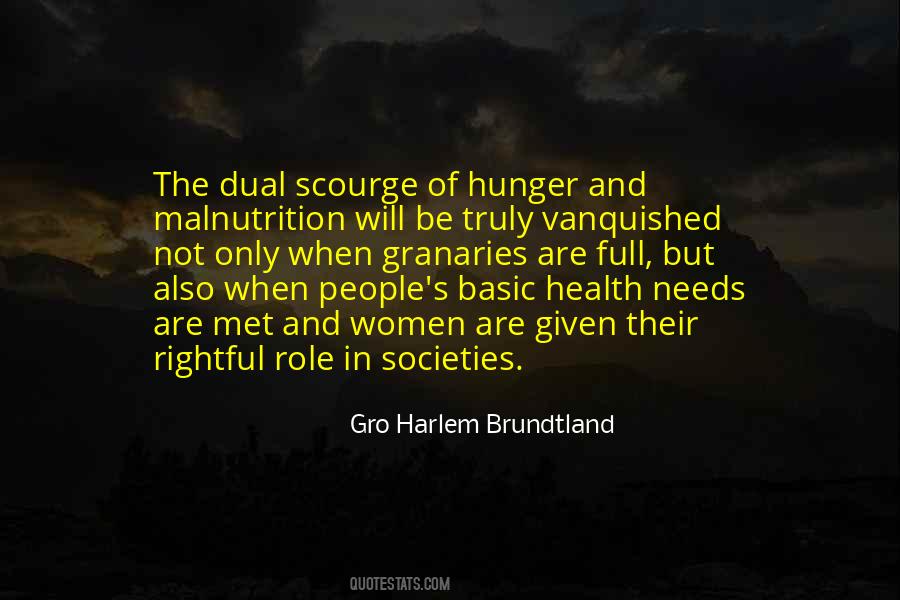 Harlem Brundtland Quotes #1119400