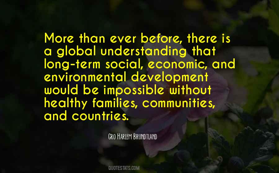 Harlem Brundtland Quotes #1268230