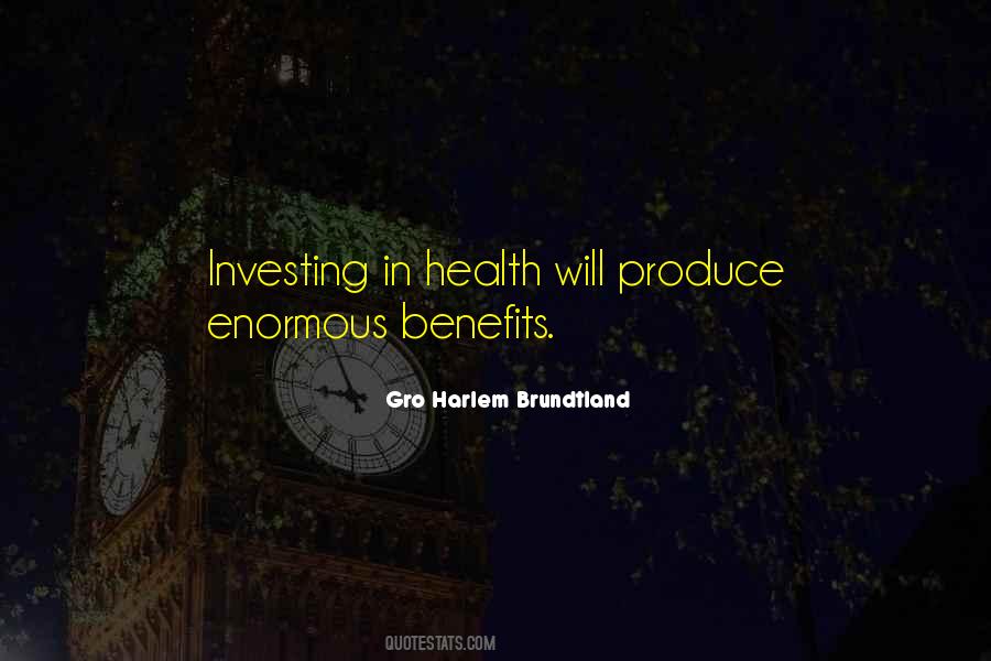 Harlem Brundtland Quotes #388188