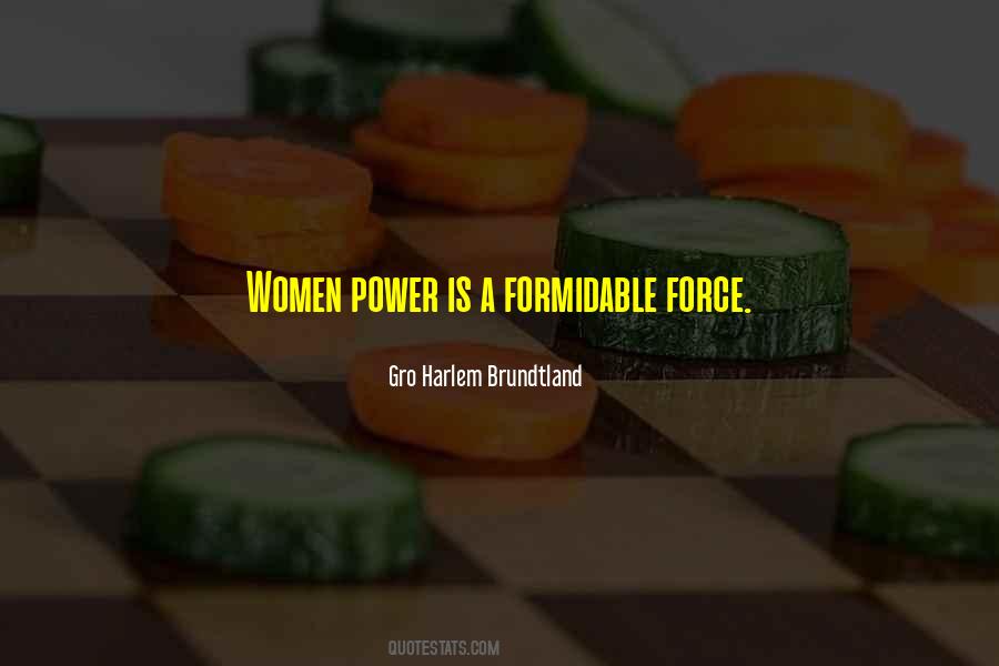 Harlem Brundtland Quotes #969604