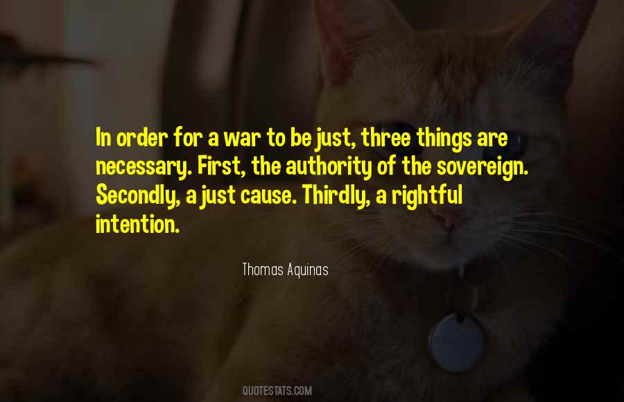 Aquinas Just War Quotes #931813