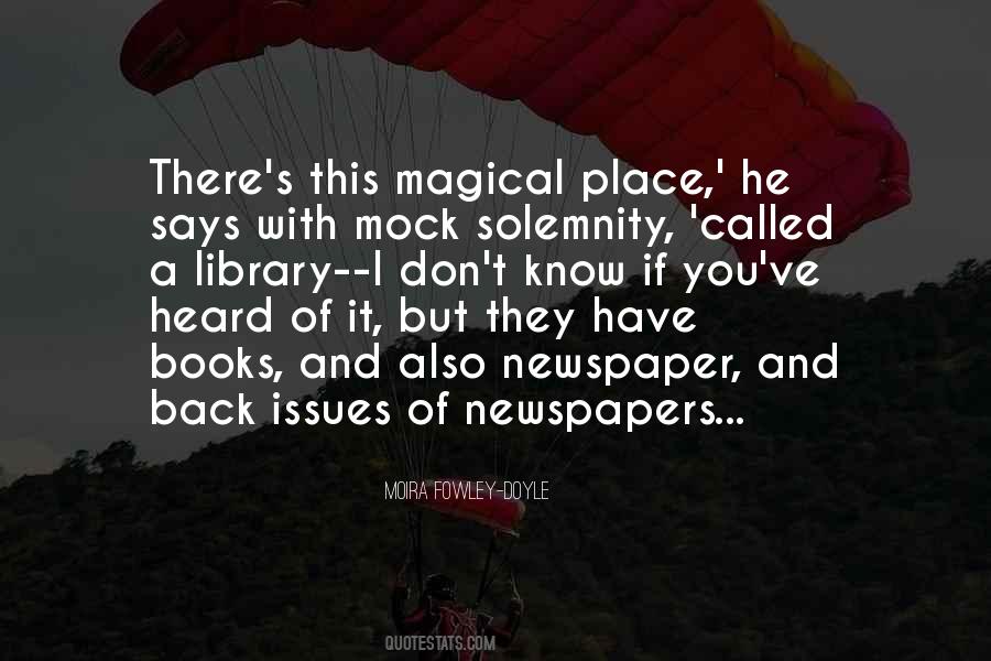 Magical Place Quotes #552526