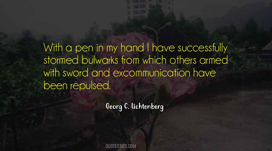 Pen Versus Sword Quotes #349073