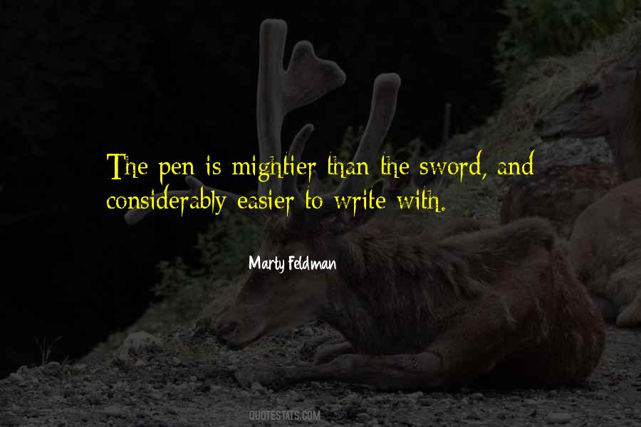 Pen Versus Sword Quotes #420605