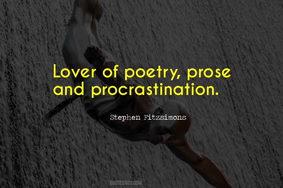 Poetry Prose Quotes #1447648