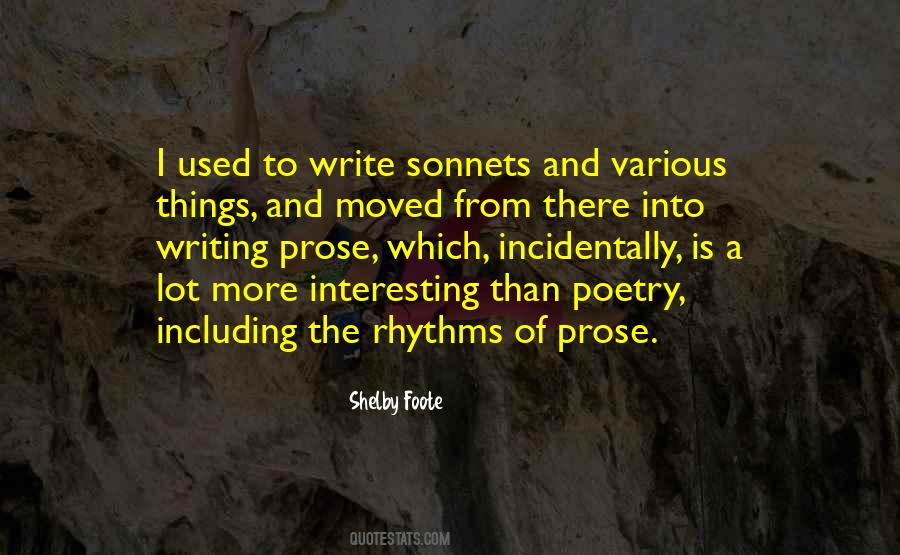 Poetry Prose Quotes #164296