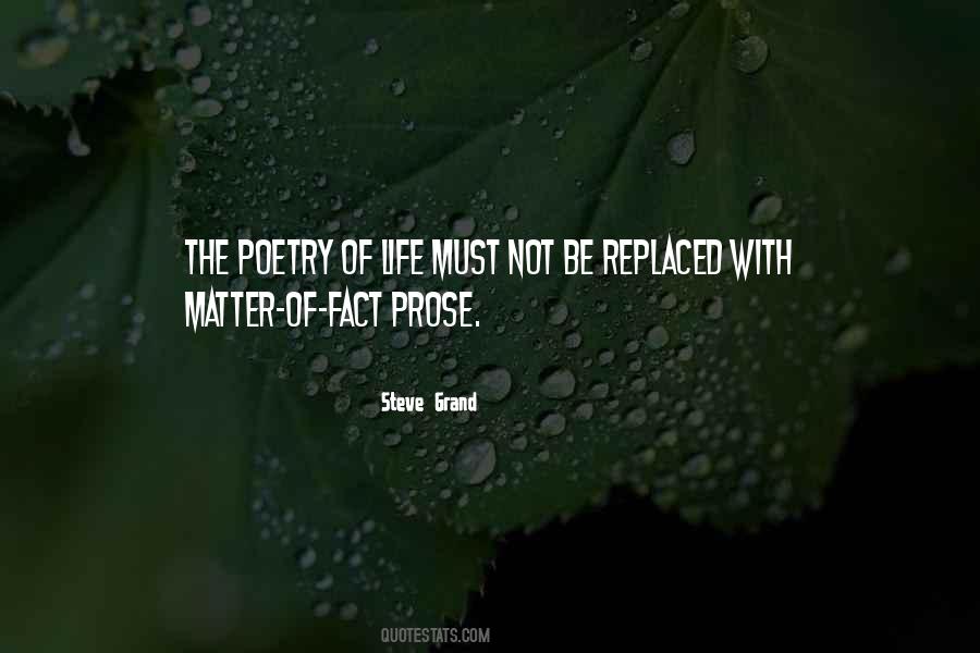 Poetry Prose Quotes #378435