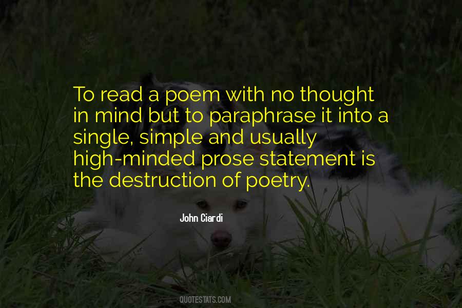 Poetry Prose Quotes #56966