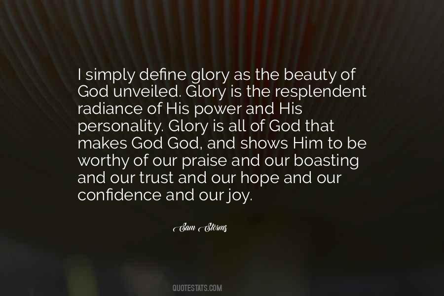 Power And The Glory Quotes #1104763