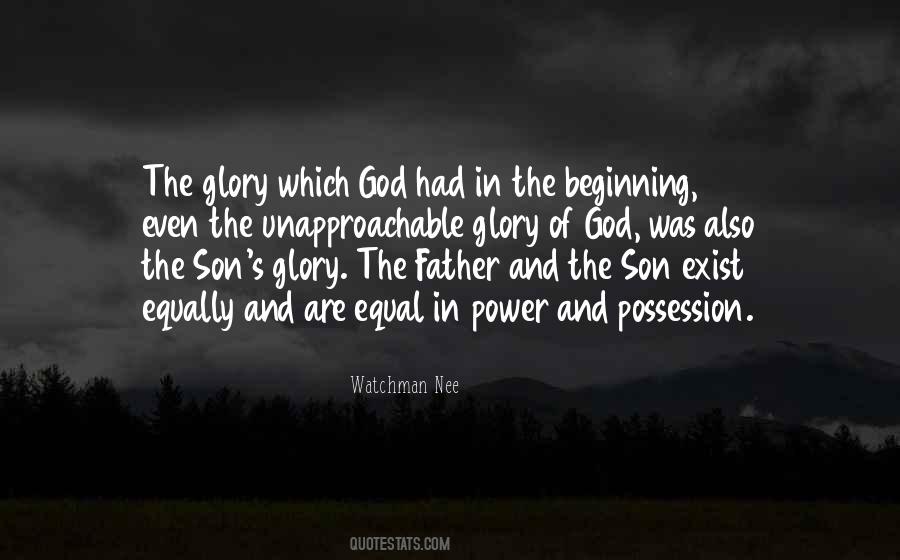 Power And The Glory Quotes #603879