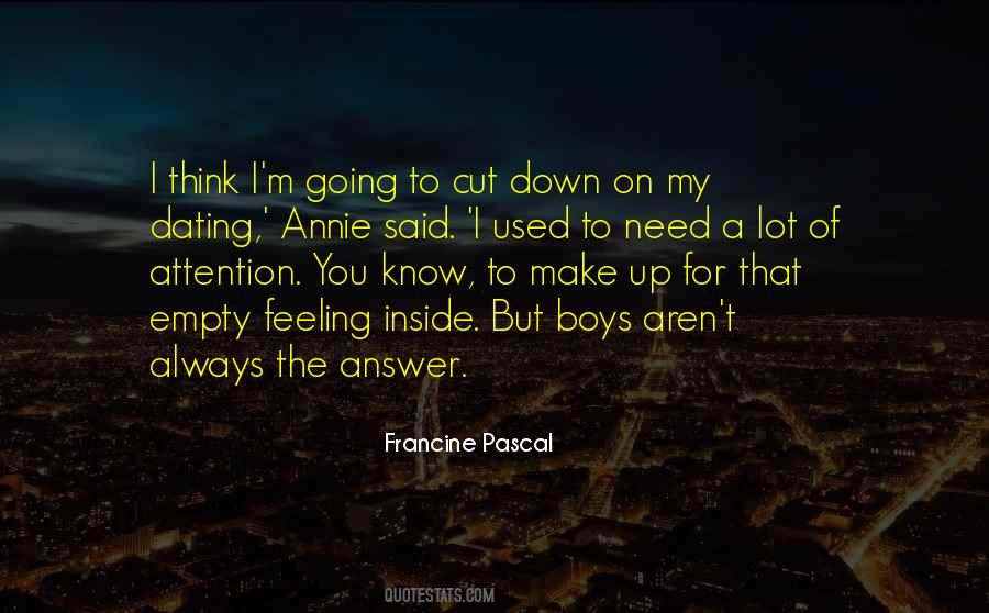 Feeling Empty On The Inside Quotes #1254391