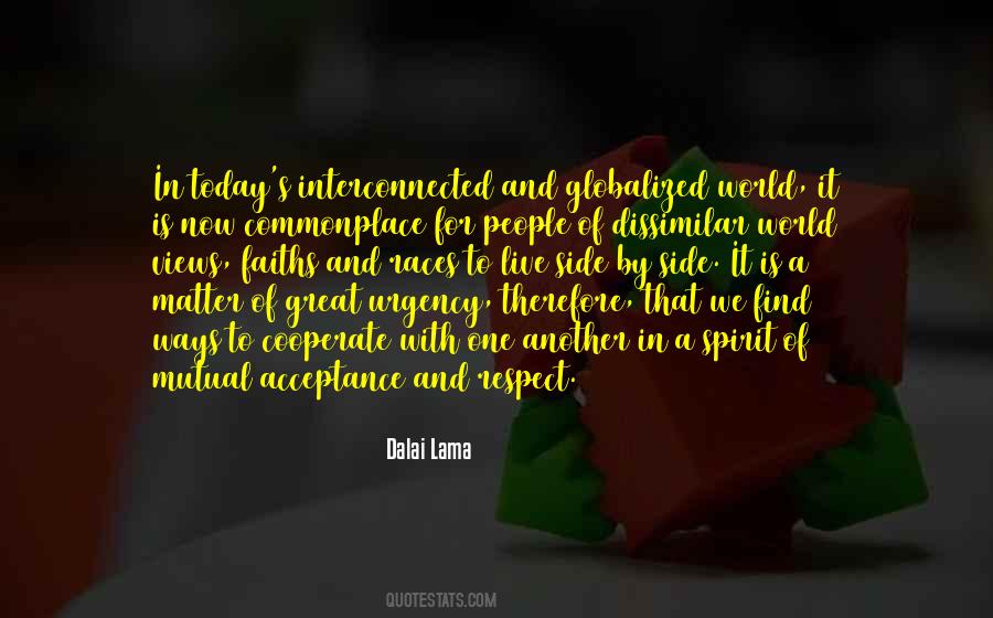Ways People Live Quotes #507939