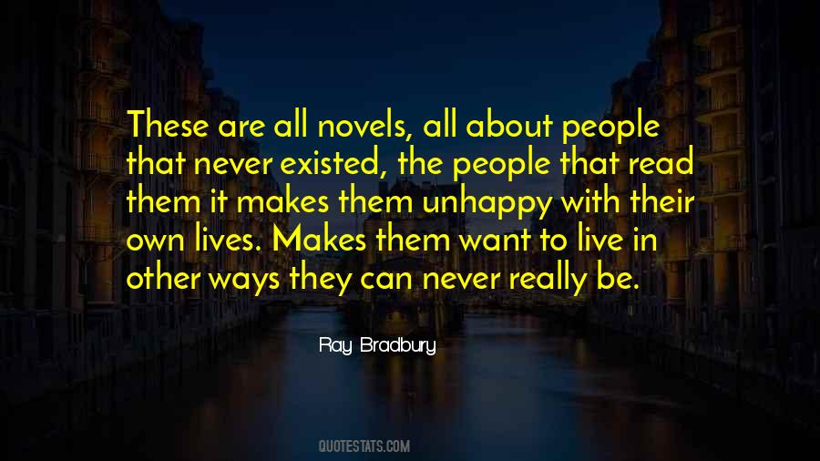 Ways People Live Quotes #821857