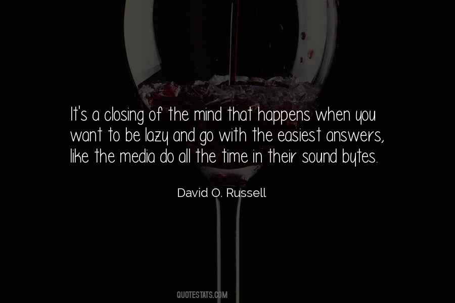 O Russell Quotes #1054807