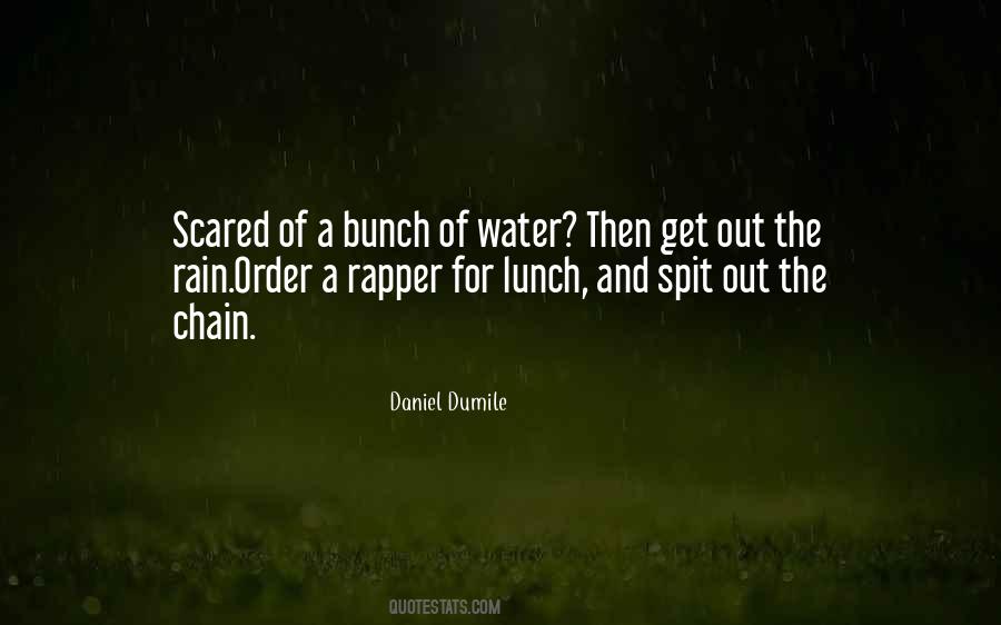 Rain Water Quotes #1022692