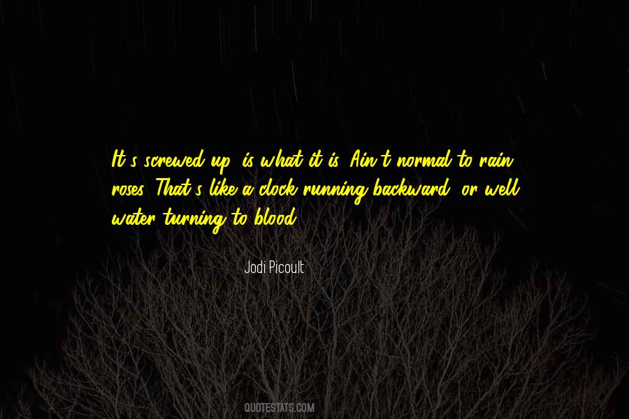 Rain Water Quotes #1193035