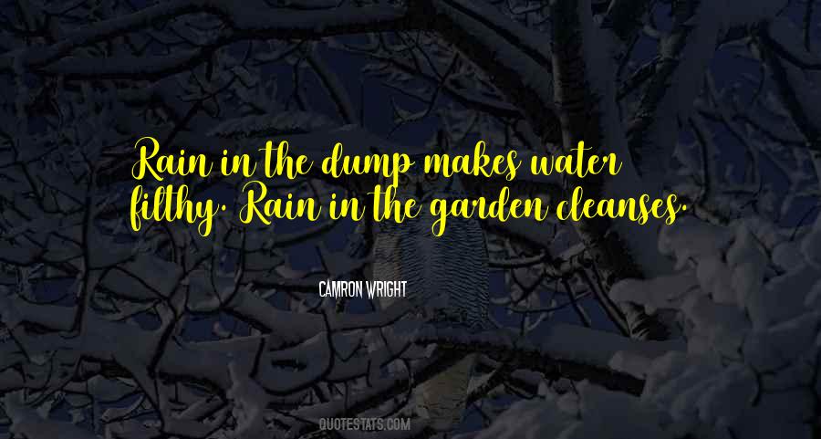 Rain Water Quotes #1324637