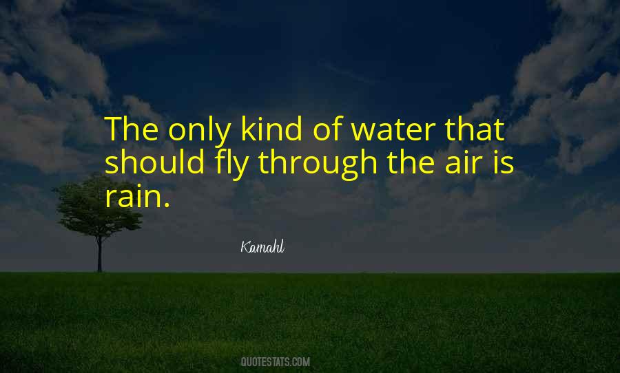 Rain Water Quotes #248425