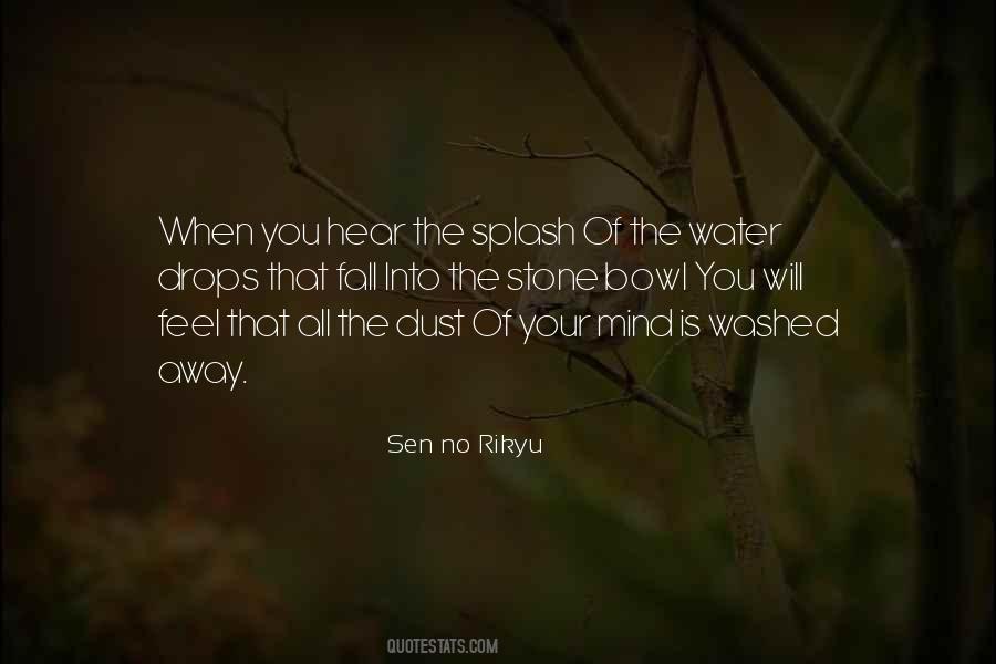 Rain Water Quotes #339896