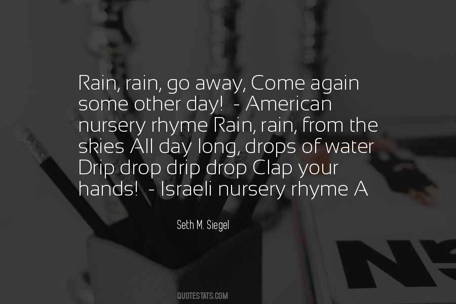 Rain Water Quotes #659626