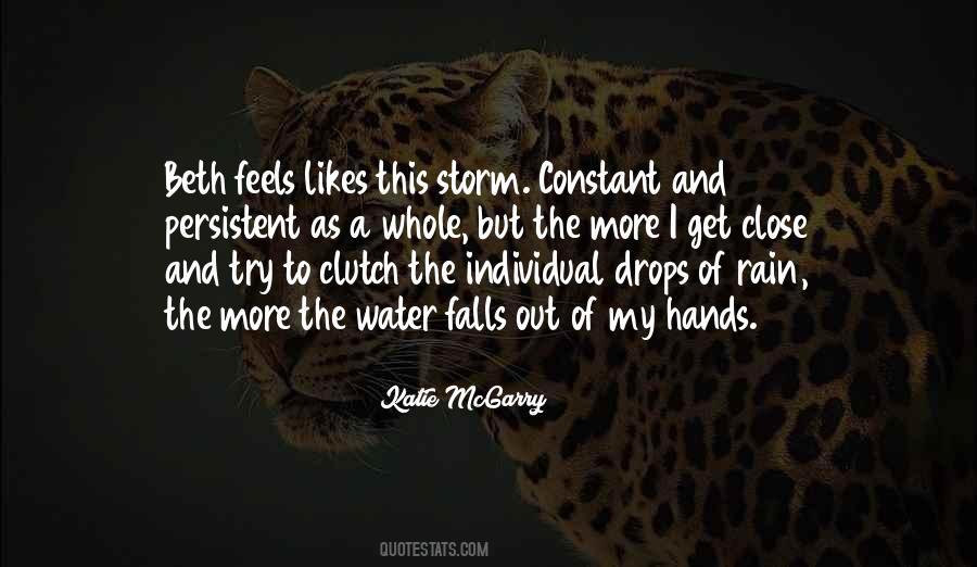 Rain Water Quotes #809914