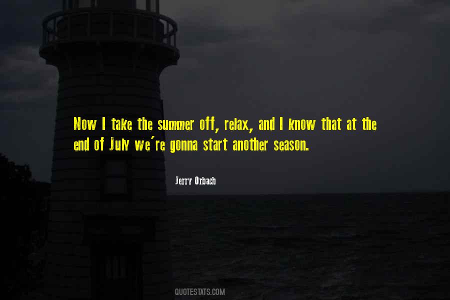 Season Of Summer Quotes #1168010