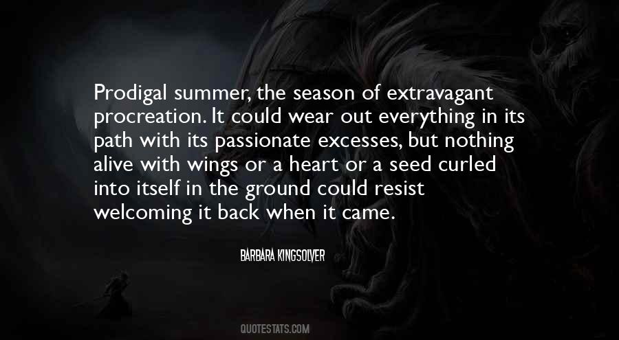 Season Of Summer Quotes #1438169