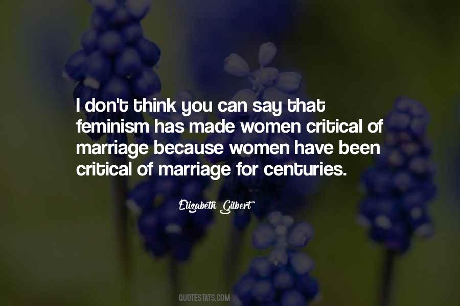 Marriage Critical Quotes #614999