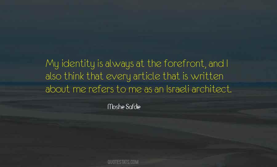 Quotes About Moshe #392905