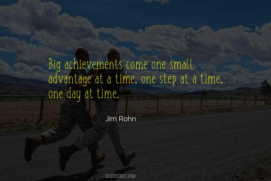 Small Achievements Quotes #1262914
