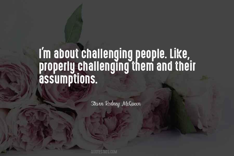 Assumptions About People Quotes #1638602