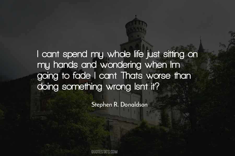 Life Wondering Quotes #233431