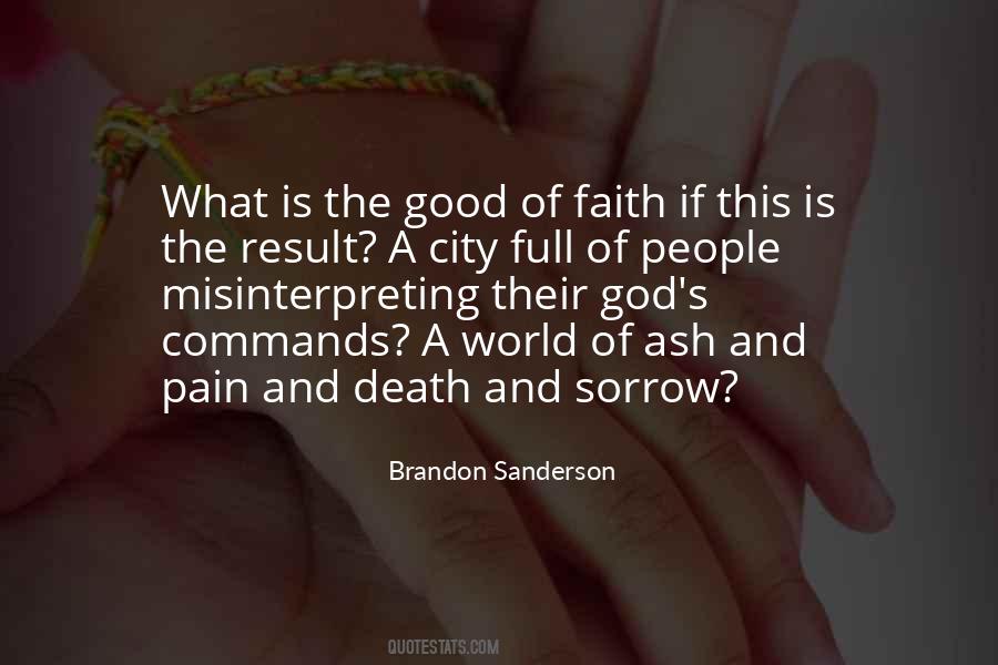 Death And Faith Quotes #592347