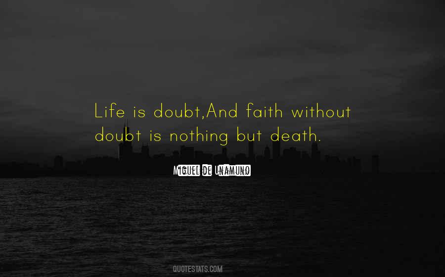 Death And Faith Quotes #708928