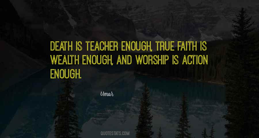 Death And Faith Quotes #916682