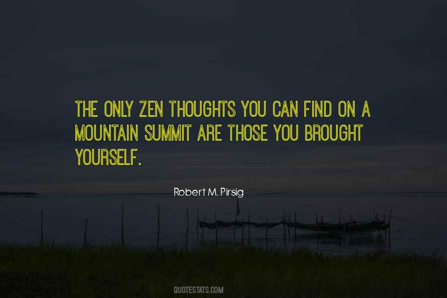 Pirsig Zen Quotes #496507